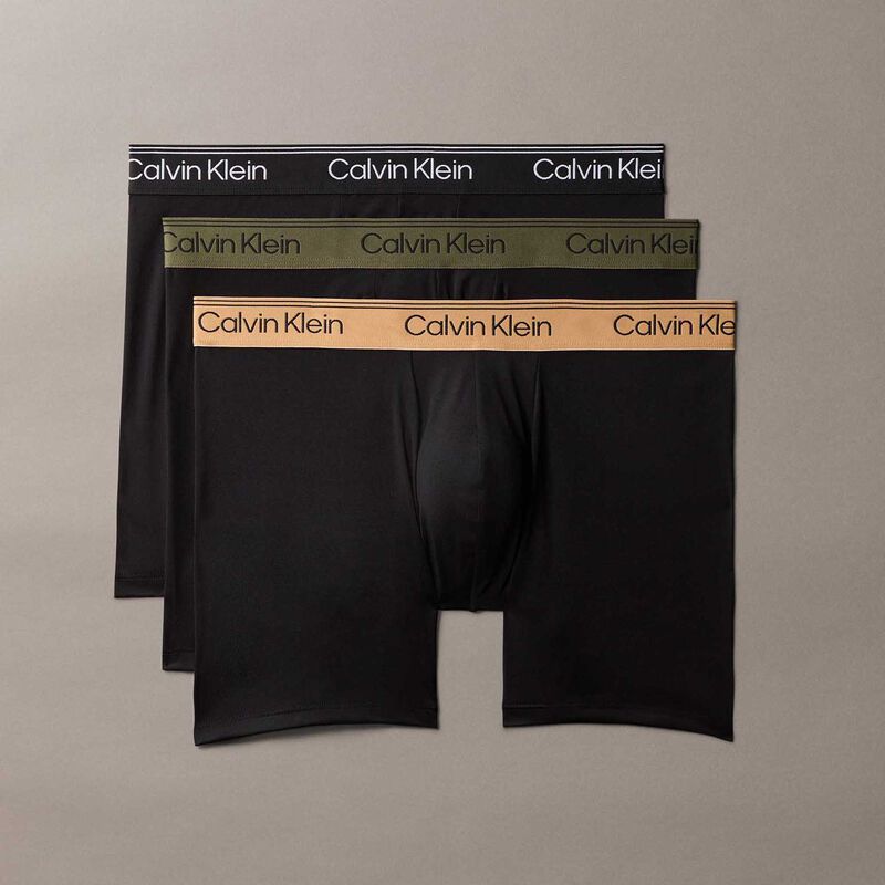 Calvin Klein Microfiber Stretch Boxer Briefs - 3 Pack image number 1
